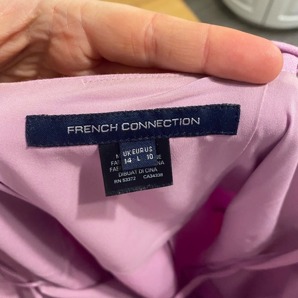 French Connection Whisper Minidress Sweetheart Neckline - Picture 4 of 4